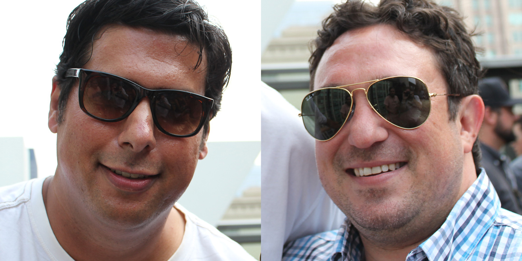 Producer Mo Wagdy and director Jonathan Becker
