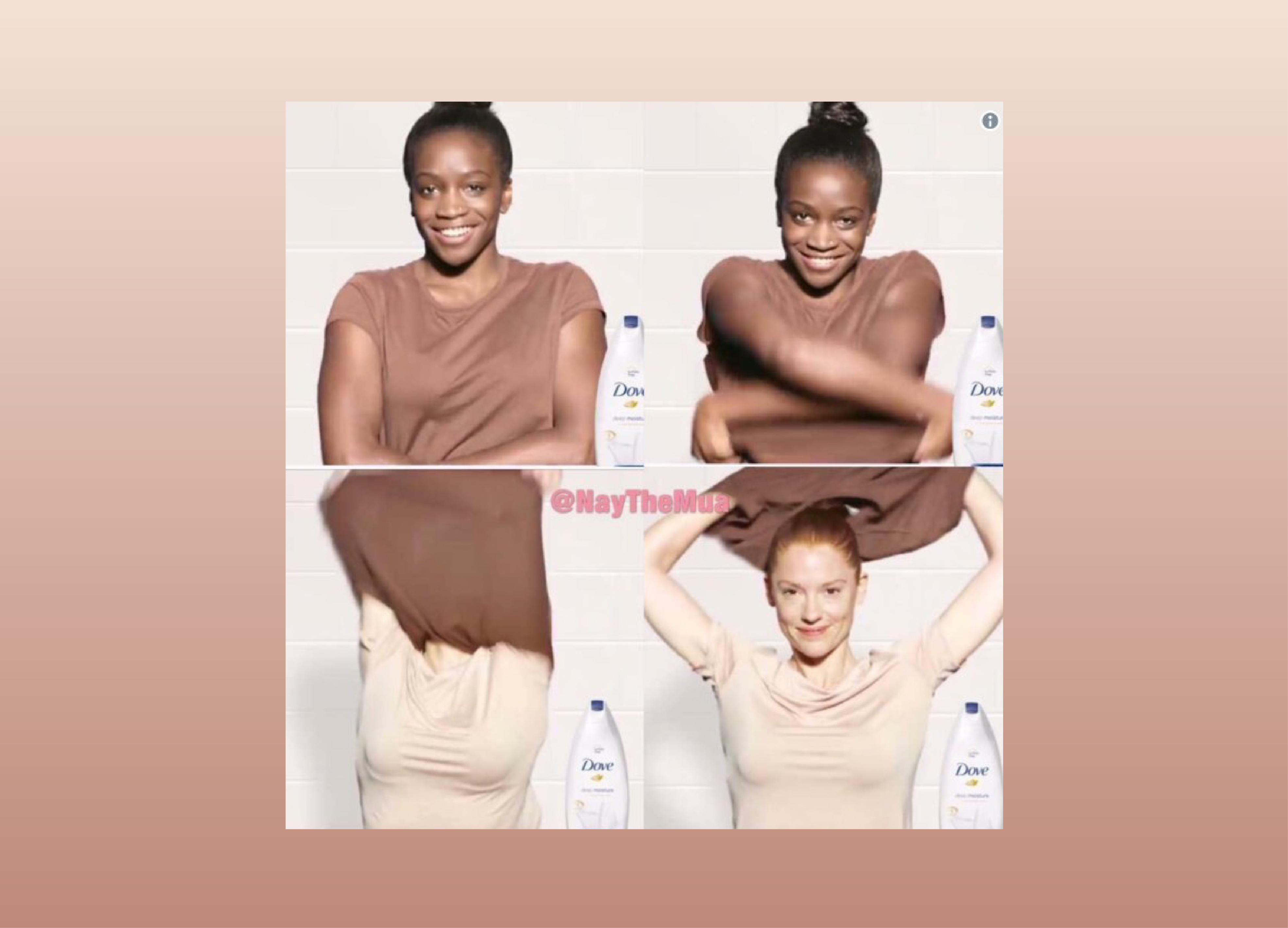 The moment where Dove made a mess of it