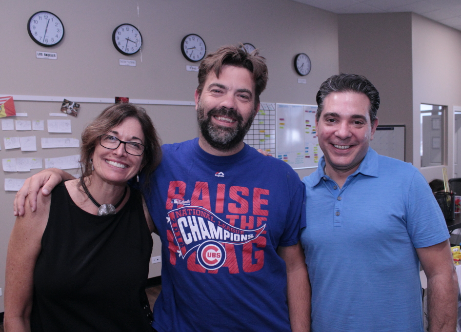 Diane De Re, Ken Nilsson, and Sal Pecoraro