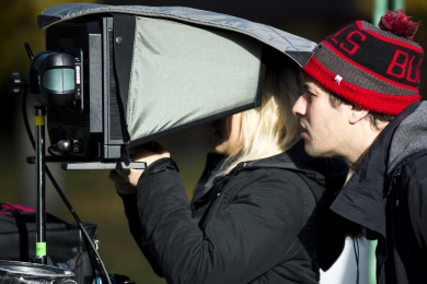 Director Aaron Wertheimer on Set