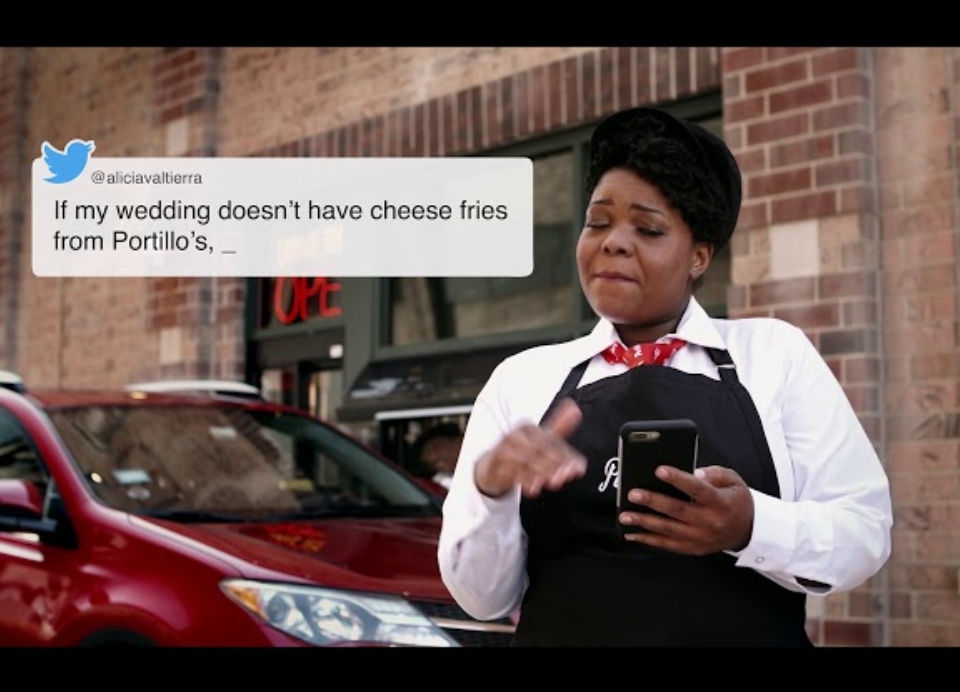 SCC's Twitter campaign for Portillo’s
