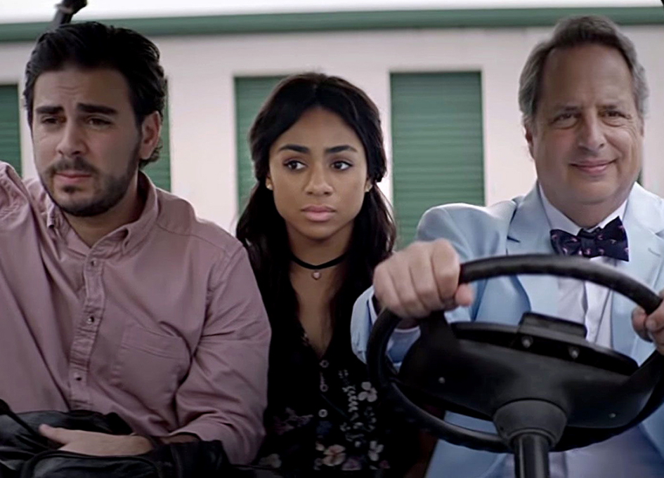 Grant Rosenmeyer, Jon Lovitz, and Chelsea Tavares in "Chasing The Blues"