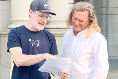 Director David Henegar and Cinematographer Mitchell Amundsen