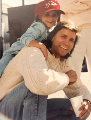 Carr with daughter Katie