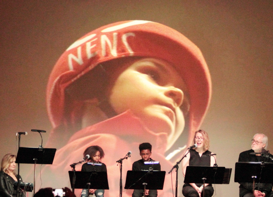 An ensemble presents selections from "Here: Poems for the Planet" at Cafe Brauer