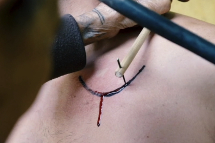 Dec gets a tribal tattoo in 'Food. Roots. Philippines.'