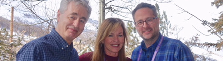 Steve James, Pamela Powell, and Zak Piper at Sundance
