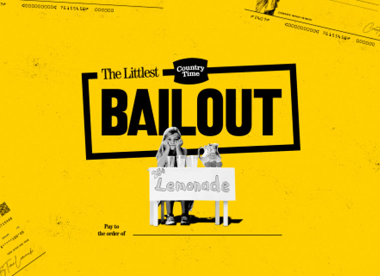 Country Time’s ‘Littlest Bailout’ for kid’s lemonade stands