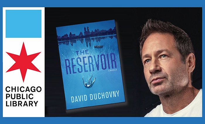 Chicago Public Library hosts David Duchovny together with Peter Sagal
