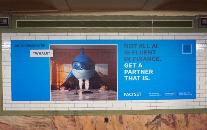 FactSet turns AI on itself in Wall Street OOH campaign Reel Chicago News